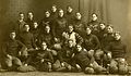 Image 16 1899 Michigan Wolverines football team Photograph: Fred Rentschler Official portrait of the 1899 Michigan Wolverines football team, an American football team which represented the University of Michigan in the 1899 season. Coached by Gustave Ferbert, the Wolverines opened the season with six consecutive shutouts, outscoring opponents in those six contests by a combined score of 109 to 0. However, they finished the season by going 2–2 in their final four games, losing against the University of Pennsylvania Quakers and a championship game against the Wisconsin Badgers. More selected pictures