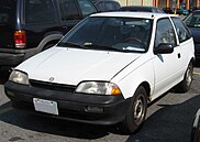 1989–1991 model year Suzuki Swift 3-door (US)