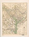 United States military map of Washington, D.C. and northeastern Virginia, showing the route of the Alexandria, Loudoun and Hampshire Railroad, 1865