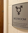 Transgender symbol denoting gender-neutral restroom