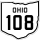 State Route 108 marker