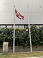 The Union Jack flying in front of the current British Consulate-General in Osaka