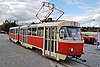 Historic tram type K2YU in Brno