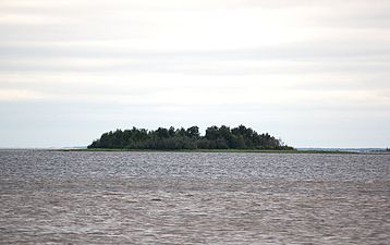 The island of Kahvankari in Oulu, Finland