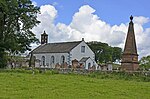 Kirkgunzeon Parish Church, Churchyard Walls And Tombstones (Church Of Scotland)