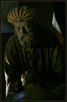 Nicodemus in the Chaource mise au tombeau.