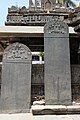 Old Kannada inscriptions dated c.1171 (l) and c.1223 (r) in the Harihareshwara temple at Harihar