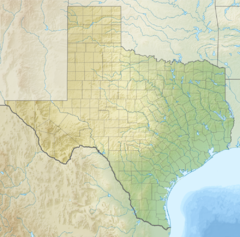 Map showing the location of Stephen F. Austin State Park