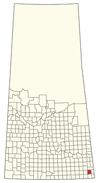 Location of the RM of Reciprocity No. 32 in Saskatchewan