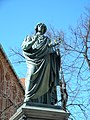 Monument to Nicolaus Copernicus, sponsored by Leopold Prowe, erected in Thorn (now Toruń) in 1853