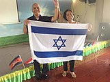 Bishop Armando Cruzem and his wife Joy at their local Day to Praise event in the Philippines, 12 May 2016