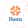 Flag map of Bastia