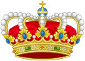 The crown of the Spanish monarch