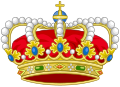 The crown of the Spanish monarch