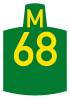 Metropolitan route M68 shield
