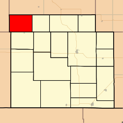 Location in Barber County