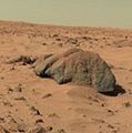 Big Joe rock on Mars – viewed by the Viking 1 Lander (February 11, 1978).