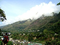 View of mountains from Dharchula