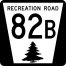 Nebraska recreation route marker