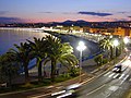 The "Promenade des Anglais" in Nice.
