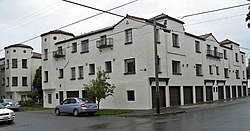 Photograph of the Salerno Apartments