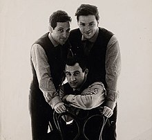 The trio in its second iteration, with Arik Einstein, Benny Amdursky and Israel Guryon. Yonathan Carmon - Alon Schmidt Archive, National Library of Israel
