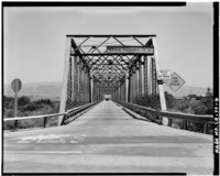Contemporary view of bridge along Chualar River Road