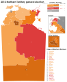 Results of the 2012 Northern Territory general election.