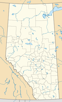 Grovedale, Alberta is located in Alberta