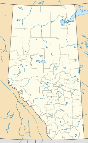 Location the Fort Assiniboine Sandhills Wildland Provincial Park in Alberta
