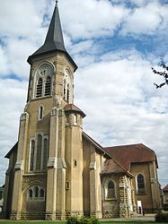 The church in Giraumont