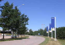 Michelin plant in Waterville, Nova Scotia