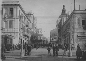 Eleftherias Square in 1914, looking towards the city.