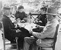 A family card game at a cottage in Long Branch in 1893.