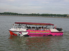 Duck tour in Singapore