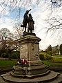 Statue of Albert Ball, VC, in the grounds of Nottingham Castle