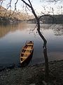 Canoe on the lake