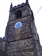 Church tower and clock