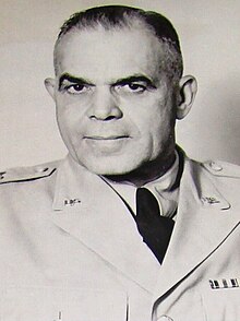 1951 black and white photo of Major General Harlan N. Hartness in dress uniform, facing front, head turned slightly right