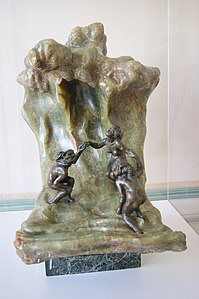 La Vague ("The Wave") (1897), exhibited in the Claudel room of the Musée Rodin