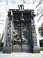 Rodin's "Gates of Hell" near entrance to NMWA in Tokyo