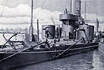 The ship on the Danube river in 1914