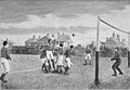 Image 3Representation of a football match from the book Athletics and football, 1894 (from History of association football)
