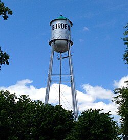 Burden water tower (2015)