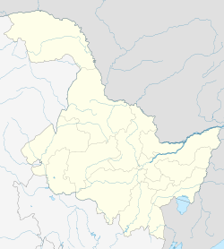 Hulin is located in Heilongjiang