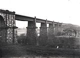A 1903 view before the addition brick strengthening piers