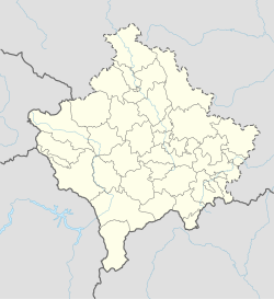 Janjevë is located in Kosovo