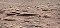 "Shaler" rock outcrop on Mars – as viewed by the MastCam on the Curiosity rover (December 7, 2012).