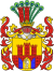 Episcopal coat of arms of Archbishop Antoni Kazimierz Ostrowski,