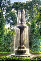 Column fountain, created in 1824 by Martin Friedrich Rabe [de]